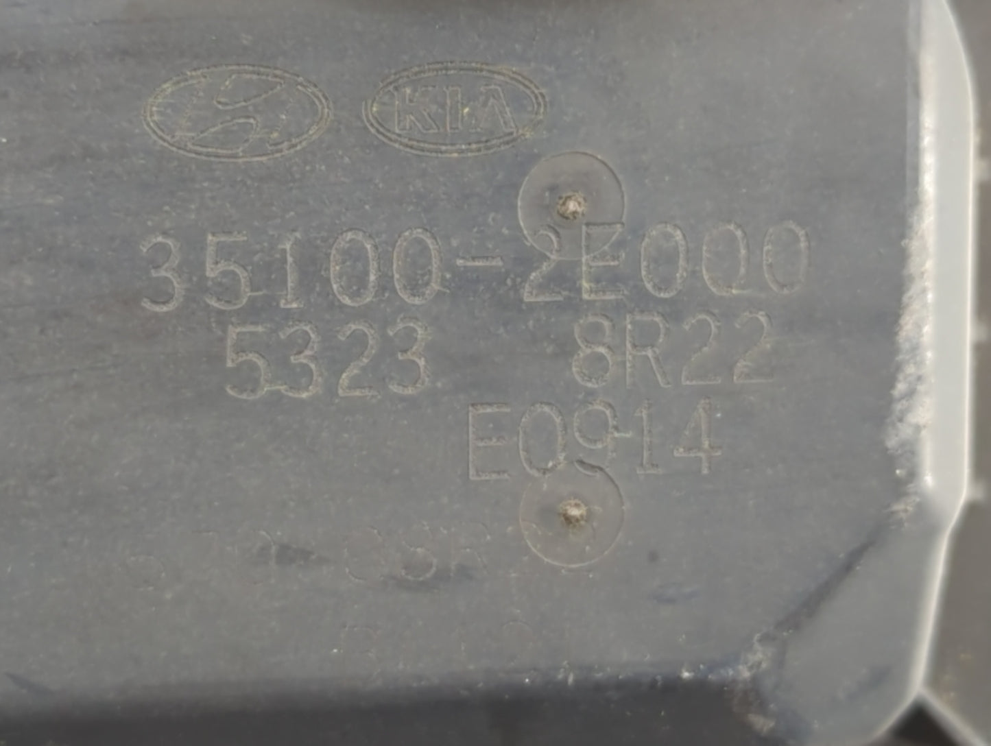 2011-2020 Hyundai Elantra Throttle Body P/N:35100-2E000 Fits Fits 2011 2012 2013 2014 2015 2016 2017 2018 2019 2020 2021 OEM