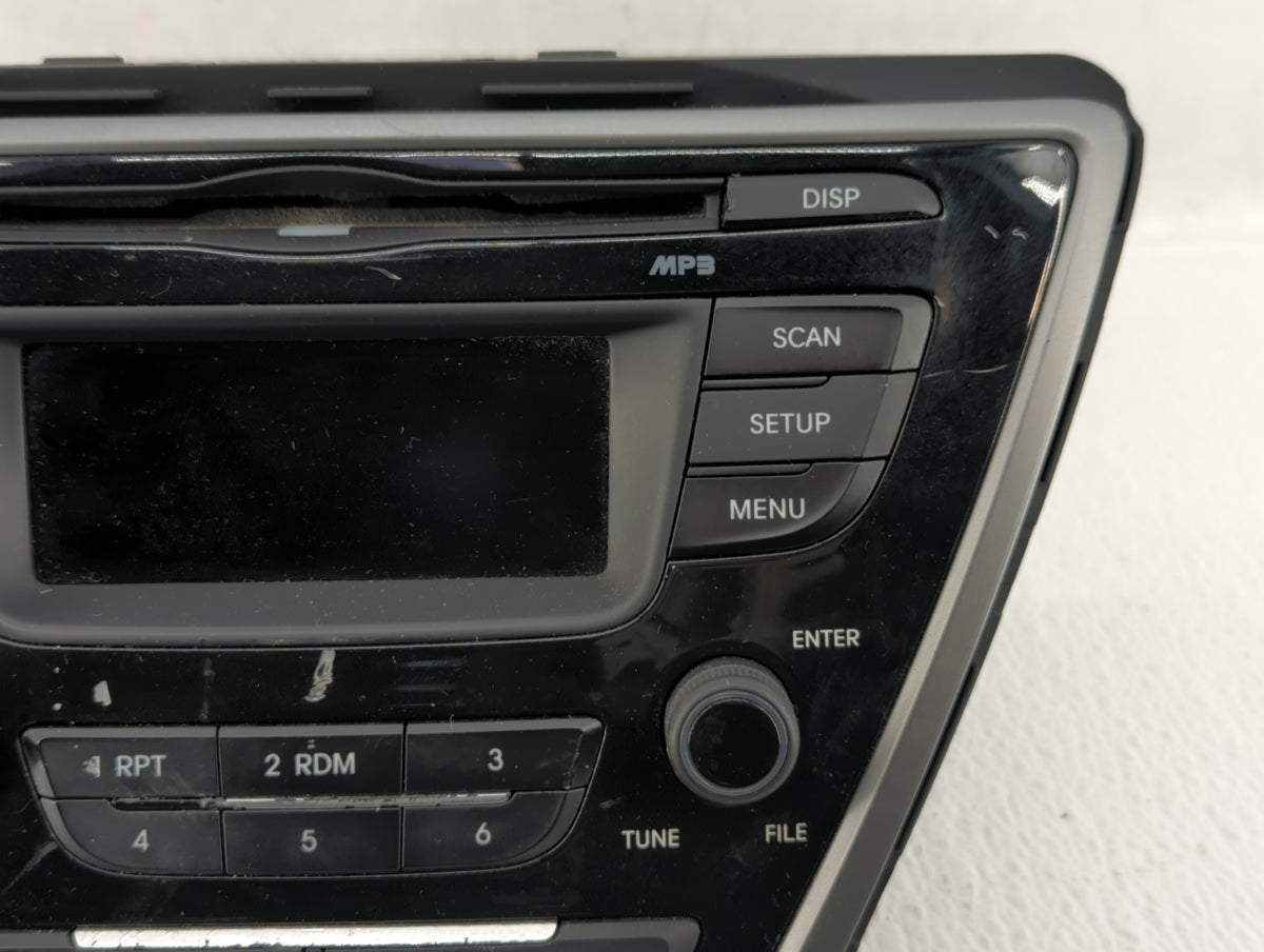 2014-2016 Hyundai Elantra Am Fm Cd Player Radio Receiver 515584 - Oemusedautoparts1.com