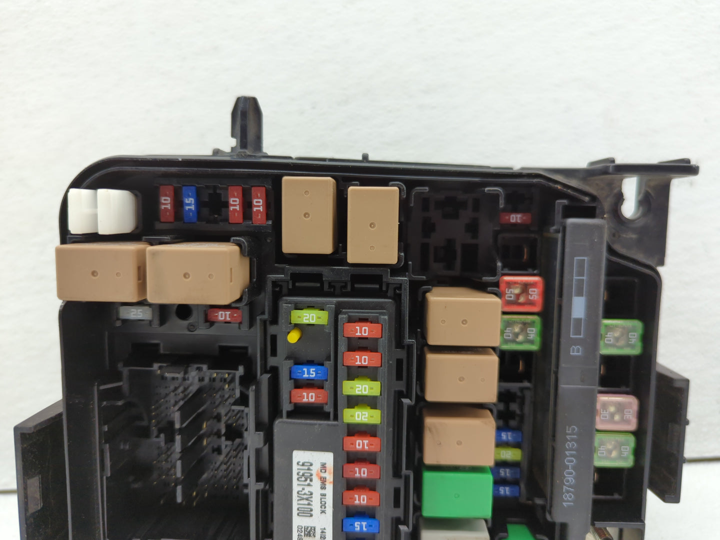 2014-2016 Hyundai Elantra Fusebox Fuse Box Panel Relay Module P/N:91950-3X510 91955-3X050 Fits Fits 2014 2015 2016 OEM Used 