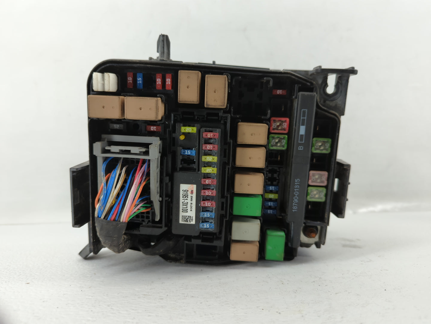 2014-2016 Hyundai Elantra Fusebox Fuse Box Panel Relay Module P/N:91950-3X510 Fits Fits 2014 2015 2016 OEM Used Auto Parts -