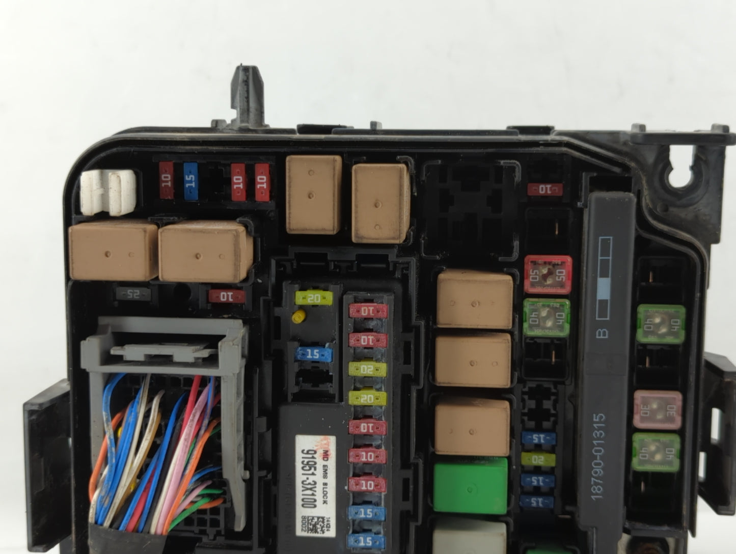 2014-2016 Hyundai Elantra Fusebox Fuse Box Panel Relay Module P/N:91950-3X510 Fits Fits 2014 2015 2016 OEM Used Auto Parts -