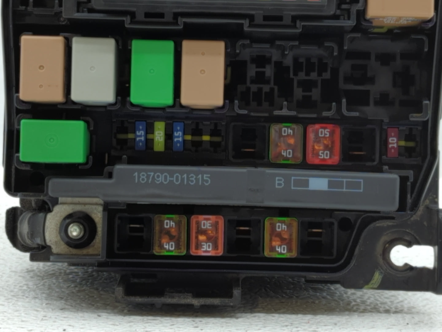 2014-2016 Hyundai Elantra Fusebox Fuse Box Panel Relay Module P/N:912013Y040UA Fits Fits 2014 2015 2016 OEM Used Auto Parts 