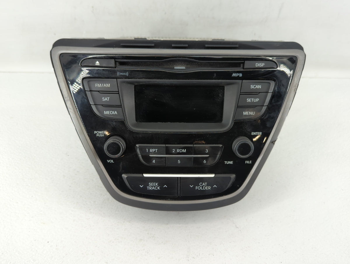 2014-2016 Hyundai Elantra Am Fm Cd Player Radio Receiver 526644 - Oemusedautoparts1.com