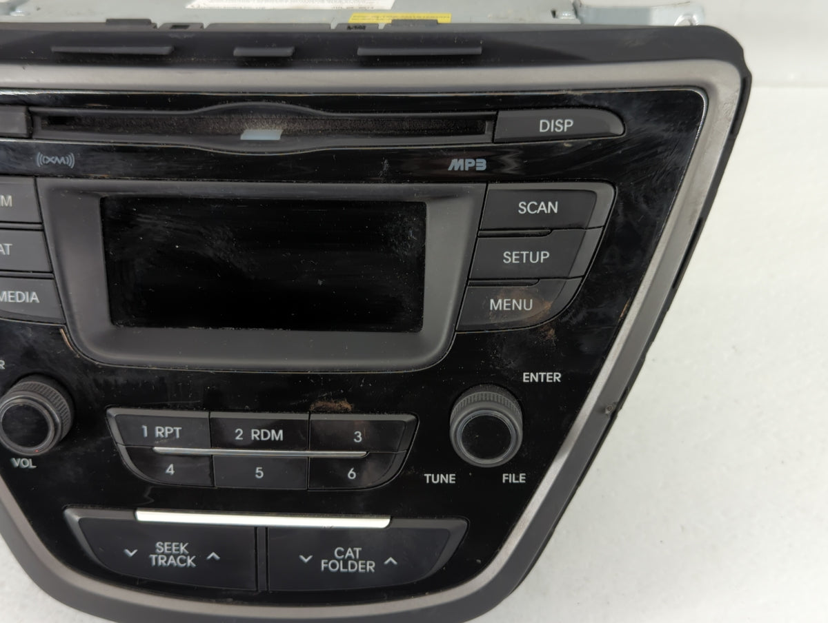 2014-2016 Hyundai Elantra Am Fm Cd Player Radio Receiver 526644 - Oemusedautoparts1.com