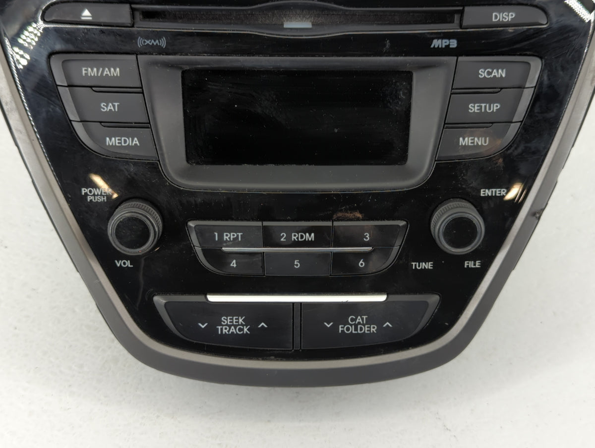 2014-2016 Hyundai Elantra Am Fm Cd Player Radio Receiver 526644 - Oemusedautoparts1.com