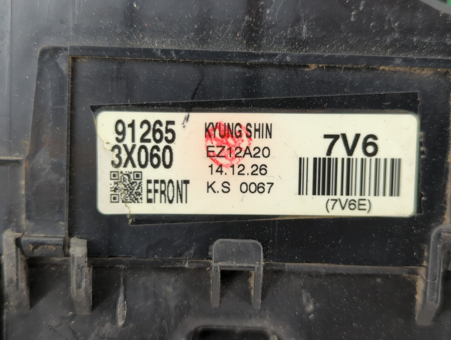 2014-2016 Hyundai Elantra Fusebox Fuse Box Panel Relay Module P/N:91265-3X060 Fits Fits 2014 2015 2016 OEM Used Auto Parts -