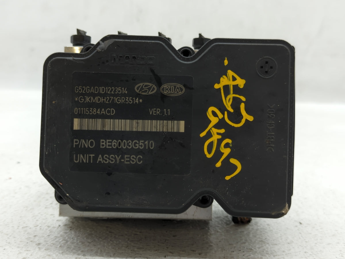 2014-2016 Hyundai Elantra Anti-Lock Brake ABS Pump Module Actuator OEM P/N:58920-3X630 Fits Fits 2014 2015 2016 OEM Used Aut