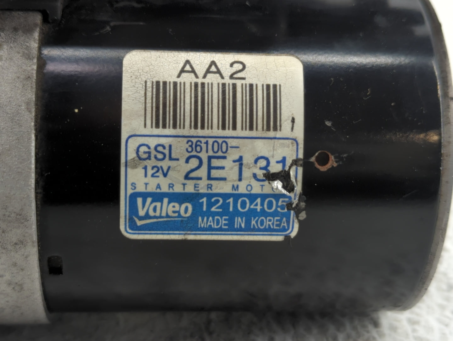 2014-2016 Hyundai Elantra Car Starter Motor Solenoid OEM P/N:36100-2E131 Fits Fits 2014 2015 2016 OEM Used Auto Parts - Oemu