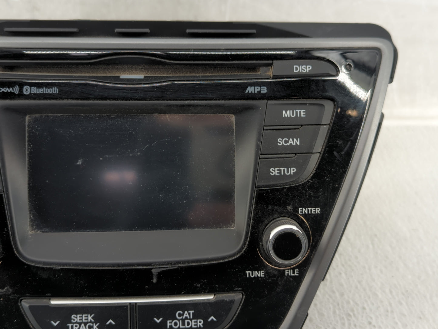 2014-2016 Hyundai Elantra Radio AM FM Cd Player Receiver Replacement P/N:96180-3X165GU Fits Fits 2014 2015 2016 OEM Used Aut