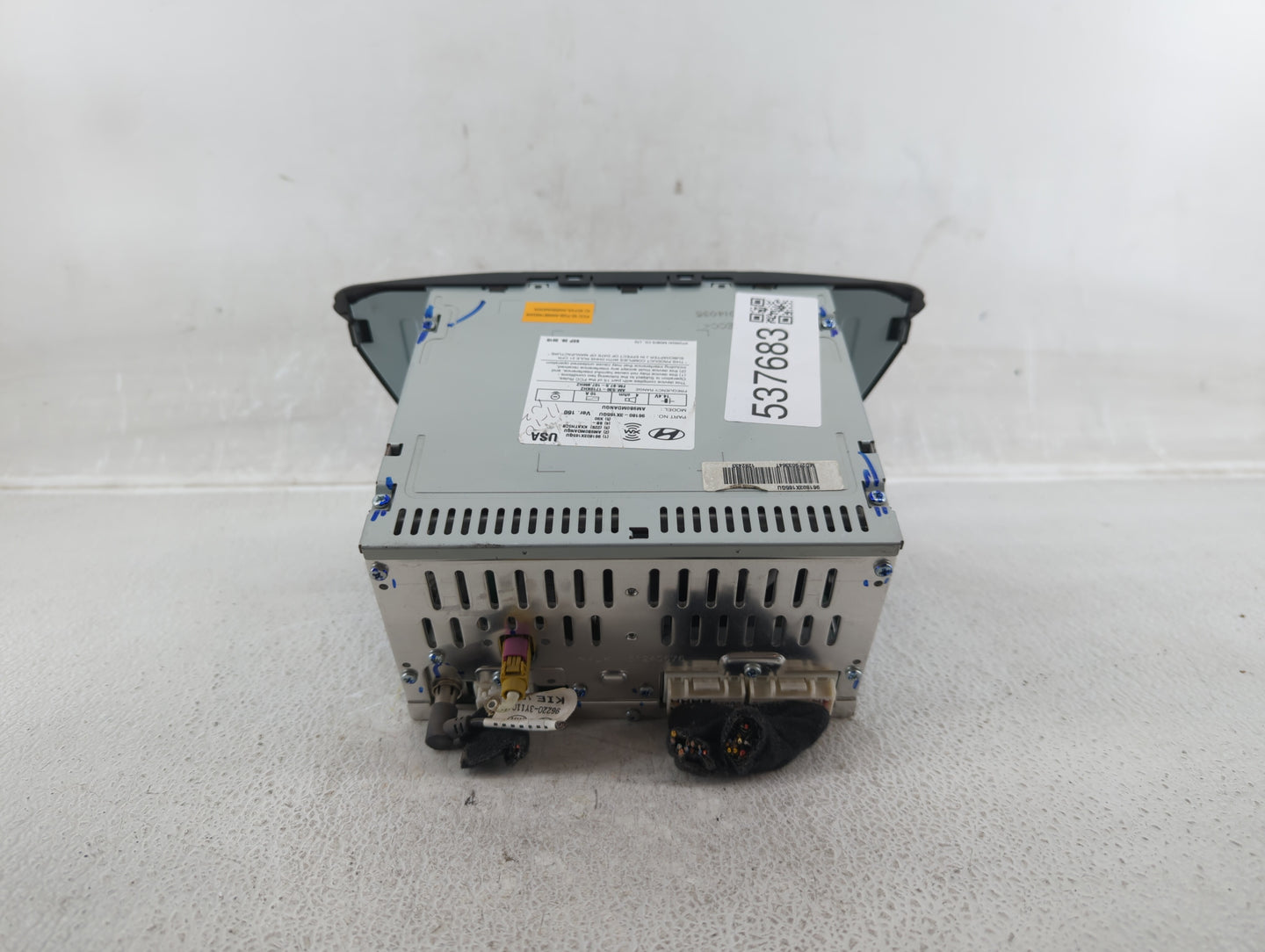 2014-2016 Hyundai Elantra Radio AM FM Cd Player Receiver Replacement P/N:96180-3X165GU Fits Fits 2014 2015 2016 OEM Used Aut