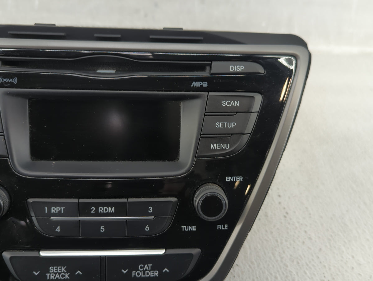 2014-2016 Hyundai Elantra Am Fm Cd Player Radio Receiver 540373 - Oemusedautoparts1.com