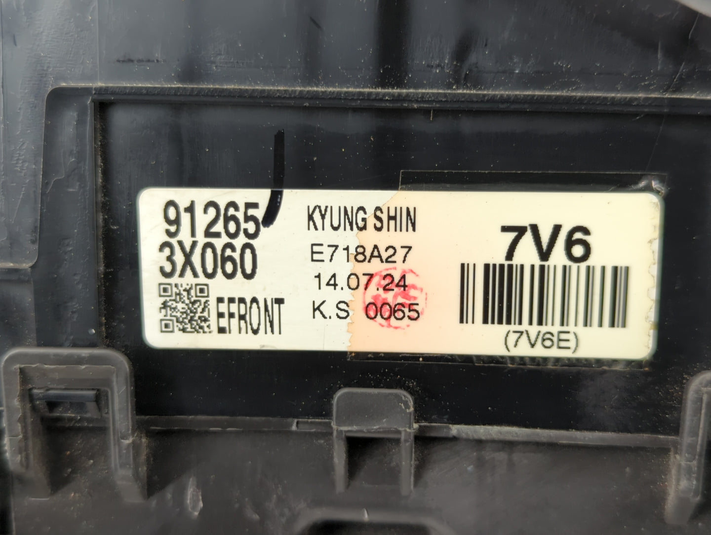 2014-2016 Hyundai Elantra Fusebox Fuse Box Panel Relay Module P/N:91265-3X060 Fits Fits 2014 2015 2016 OEM Used Auto Parts -
