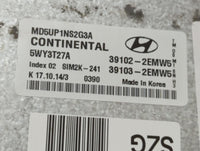 2015 Hyundai Elantra PCM Engine Control Computer ECU ECM PCU OEM P/N:39102-2EMW5 Fits OEM Used Auto Parts - Oemusedautoparts