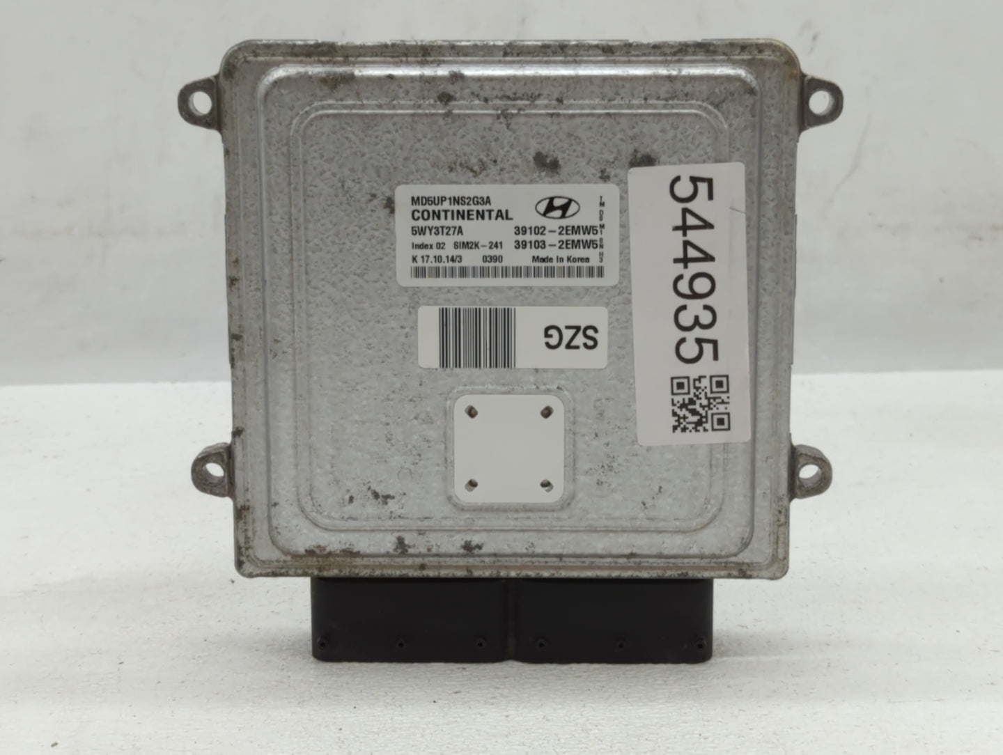 2015 Hyundai Elantra PCM Engine Control Computer ECU ECM PCU OEM P/N:39102-2EMW5 Fits OEM Used Auto Parts - Oemusedautoparts