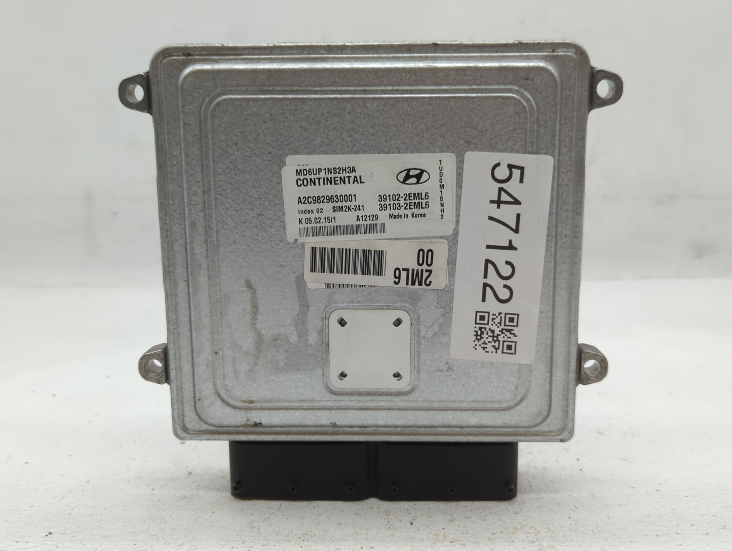 2014-2016 Hyundai Elantra PCM Engine Control Computer ECU ECM PCU OEM P/N:39103-2EML6 39102-2EML6 Fits Fits 2014 2015 2016 O
