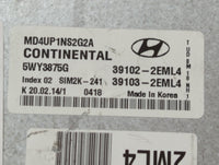 2014-2016 Hyundai Elantra PCM Engine Control Computer ECU ECM PCU OEM P/N:39103-2EML4 39102-2EML4 Fits Fits 2014 2015 2016 O
