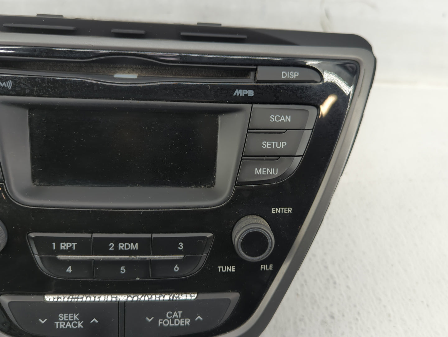 2014-2016 Hyundai Elantra Radio AM FM Cd Player Receiver Replacement P/N:96170-3X156GU Fits Fits 2014 2015 2016 OEM Used Aut