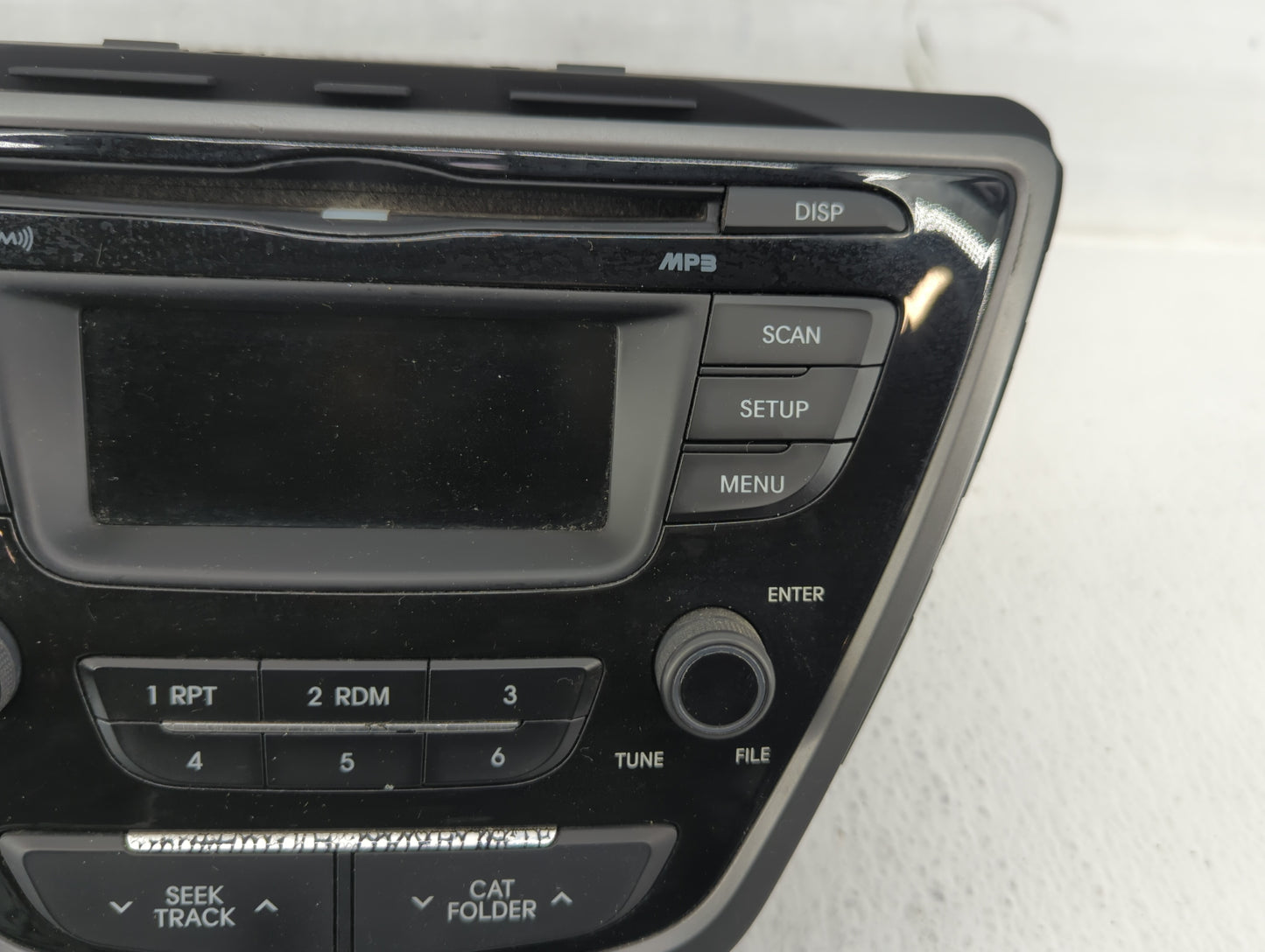 2014-2016 Hyundai Elantra Radio AM FM Cd Player Receiver Replacement P/N:96170-3X156GU Fits Fits 2014 2015 2016 OEM Used Aut
