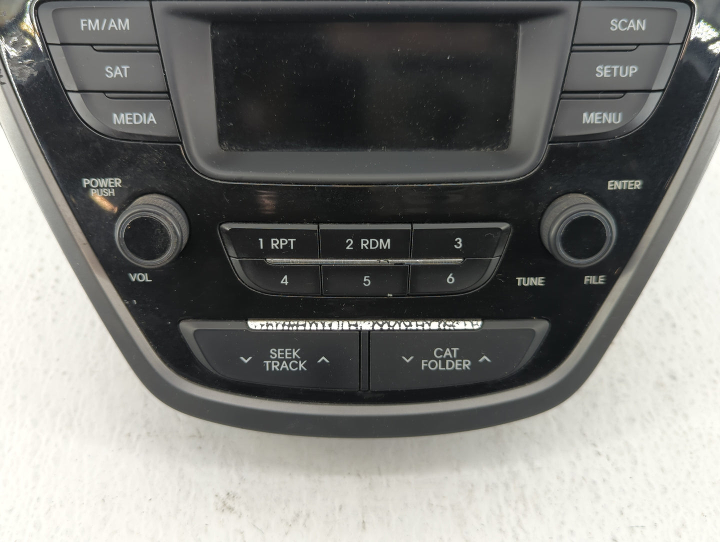 2014-2016 Hyundai Elantra Radio AM FM Cd Player Receiver Replacement P/N:96170-3X156GU Fits Fits 2014 2015 2016 OEM Used Aut