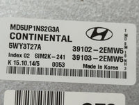2015 Hyundai Elantra PCM Engine Control Computer ECU ECM PCU OEM P/N:39103-2EMW5 39102-2EMW5 Fits OEM Used Auto Parts - Oemu