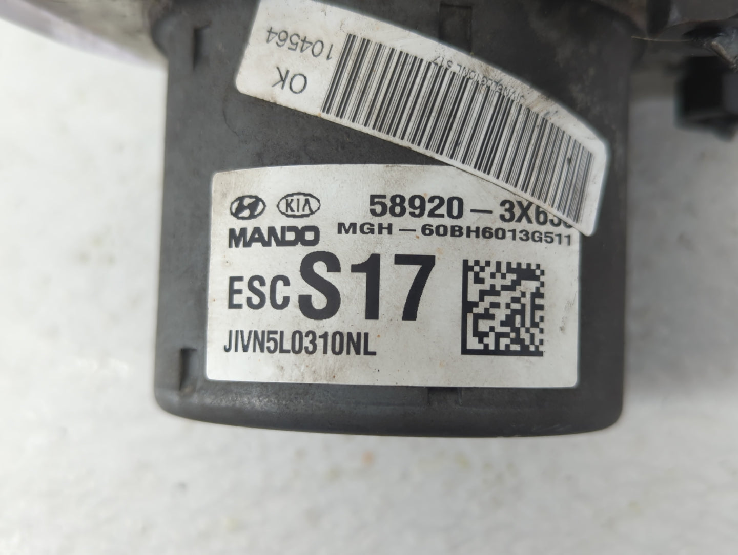 2014-2016 Hyundai Elantra ABS Pump Control Module Replacement P/N:58920-3X630 Fits Fits 2014 2015 2016 OEM Used Auto Parts -