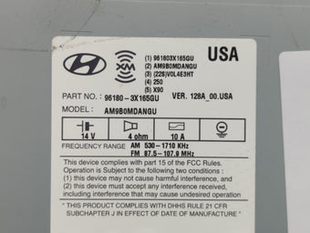 compare product 2014-2016 Hyundai Elantra Am Fm Cd Player Radio Receiver