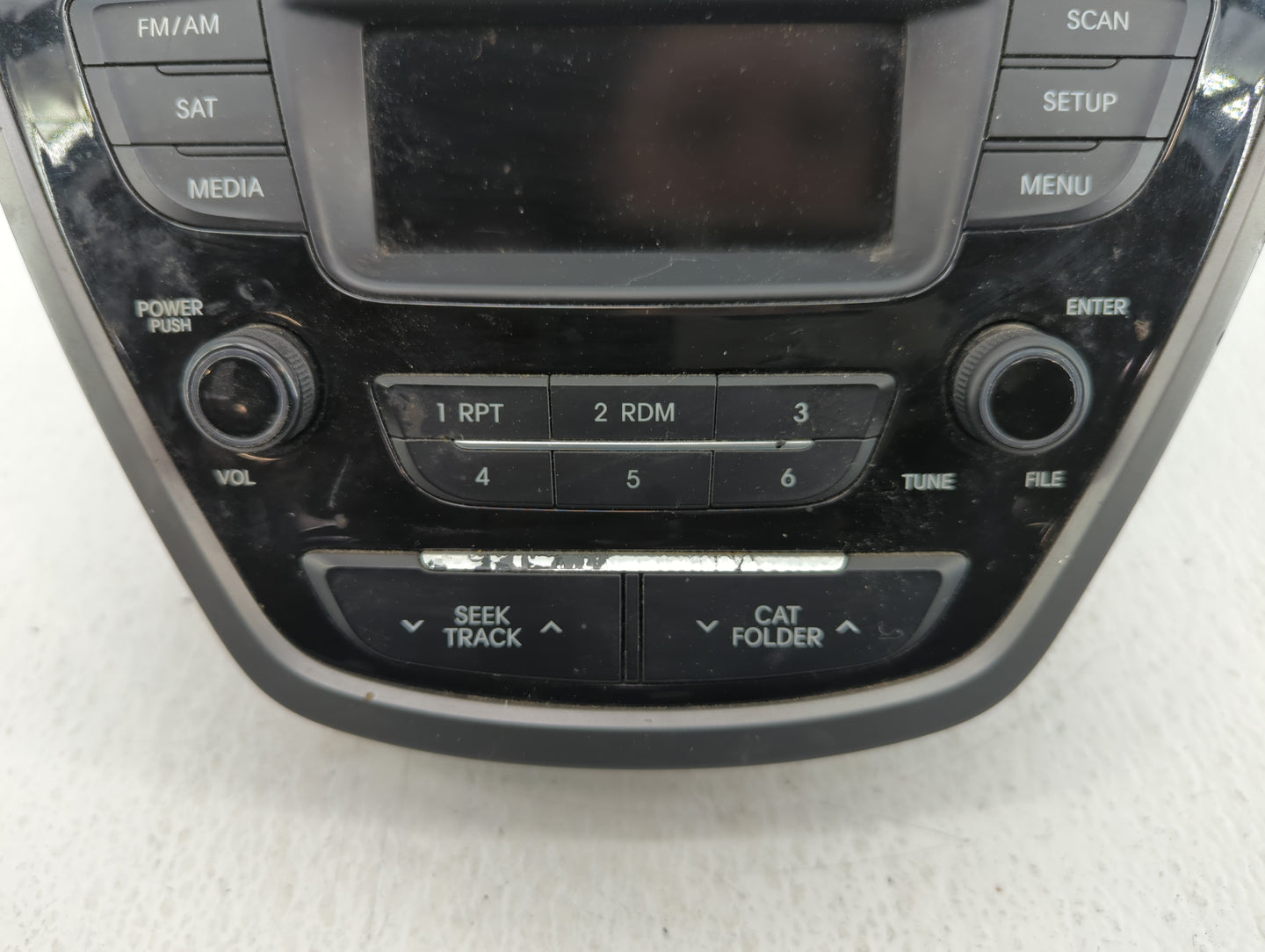 2014-2016 Hyundai Elantra Radio AM FM Cd Player Receiver Replacement P/N:96170-3X156GU Fits Fits 2014 2015 2016 OEM Used Aut