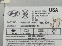 2014-2016 Hyundai Elantra Radio AM FM Cd Player Receiver Replacement P/N:96170-3X156GU Fits Fits 2014 2015 2016 OEM Used Aut