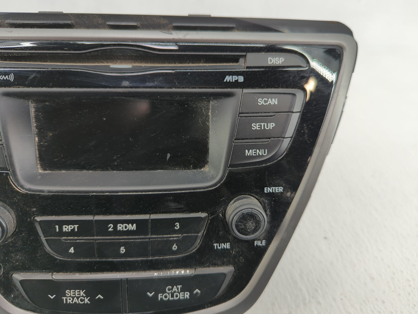 2014-2015 Hyundai Elantra Radio AM FM Cd Player Receiver Replacement P/N:96170-3X156GU Fits Fits 2014 2015 OEM Used Auto Par