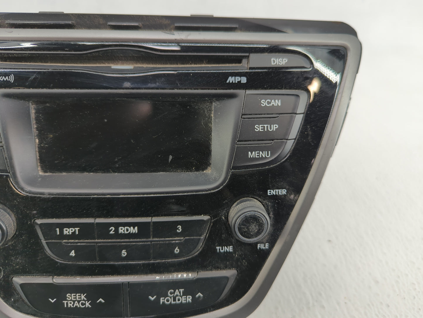 2014-2015 Hyundai Elantra Radio AM FM Cd Player Receiver Replacement P/N:96170-3X156GU Fits Fits 2014 2015 OEM Used Auto Par