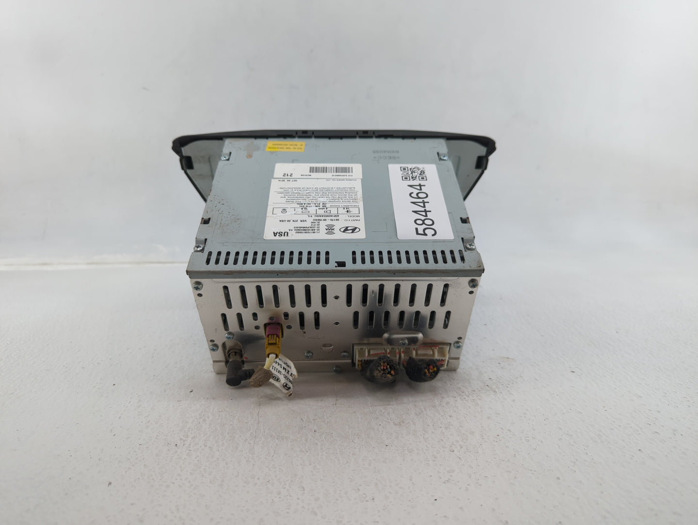2014-2015 Hyundai Elantra Radio AM FM Cd Player Receiver Replacement P/N:96170-3X156GU Fits Fits 2014 2015 OEM Used Auto Par