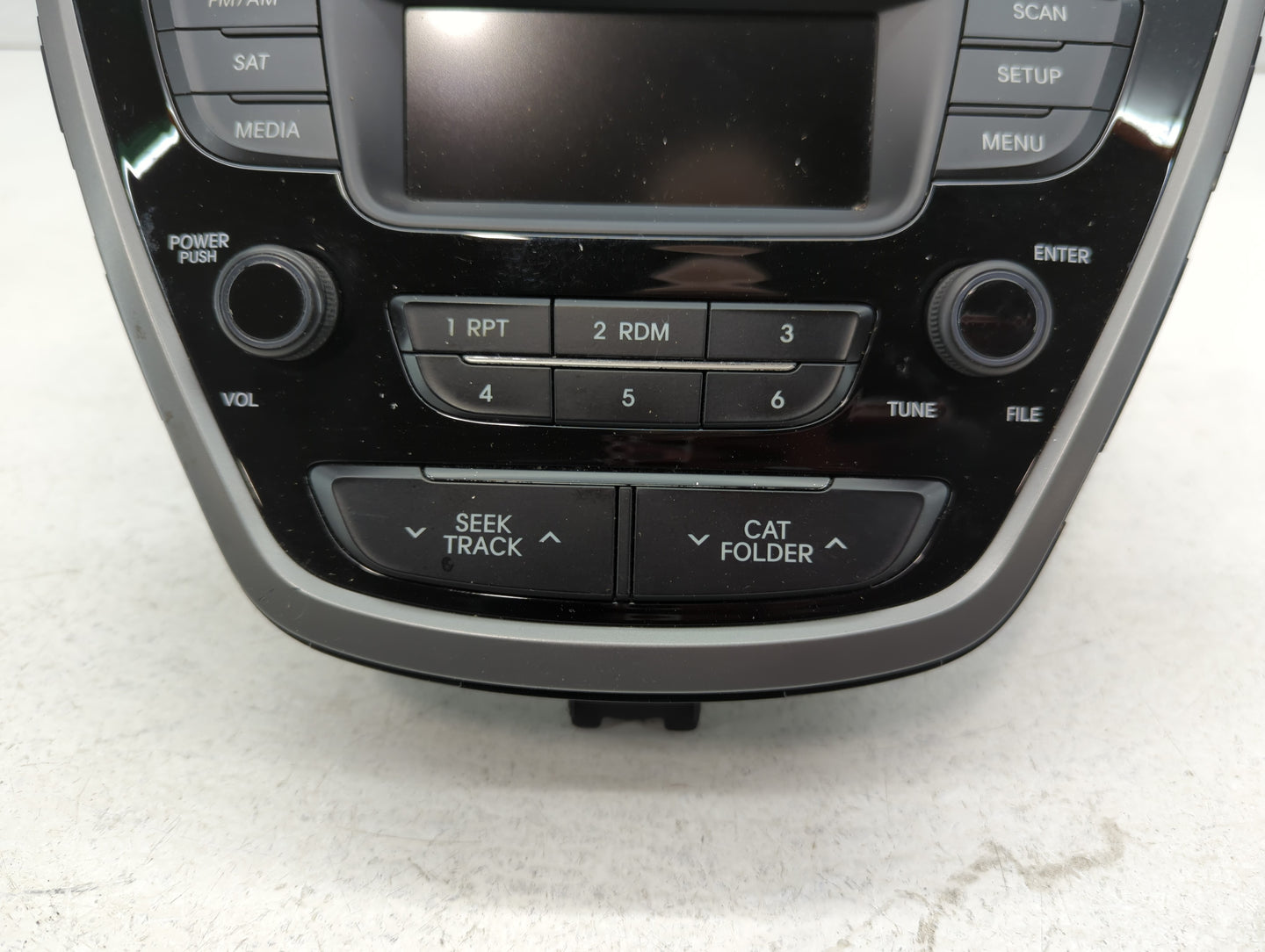 2014-2016 Hyundai Elantra Radio AM FM Cd Player Receiver Replacement P/N:96170-3X156GU Fits Fits 2014 2015 2016 OEM Used Aut