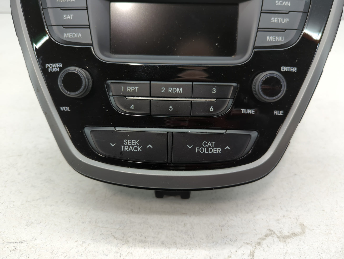 2014-2016 Hyundai Elantra Radio AM FM Cd Player Receiver Replacement P/N:96170-3X156GU Fits Fits 2014 2015 2016 OEM Used Aut
