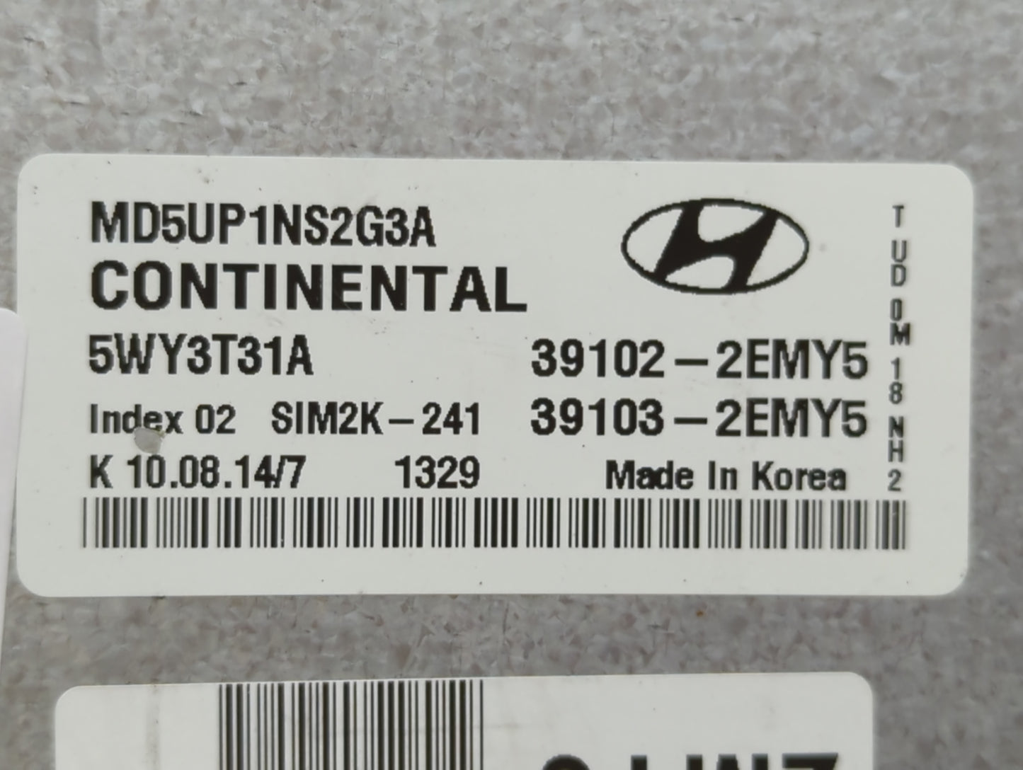 2014-2016 Hyundai Elantra PCM Engine Control Computer ECU ECM PCU OEM P/N:821704B A2C53343556 Fits Fits 2014 2015 2016 OEM U
