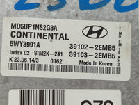 2014-2016 Hyundai Elantra PCM Engine Control Computer ECU ECM PCU OEM P/N:39103-2EMB5 39102-2EMB5 Fits Fits 2014 2015 2016 O