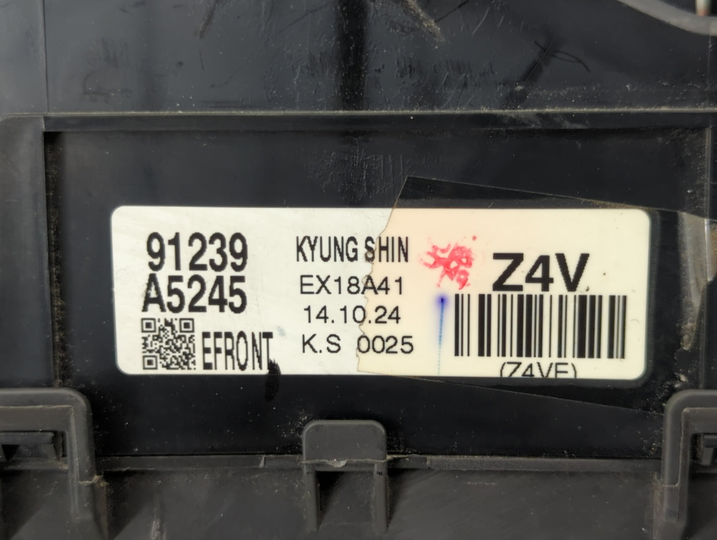 2014-2015 Hyundai Elantra Fusebox Fuse Box Panel Relay Module P/N:91239 A5245 Fits Fits 2014 2015 OEM Used Auto Parts - Oemu