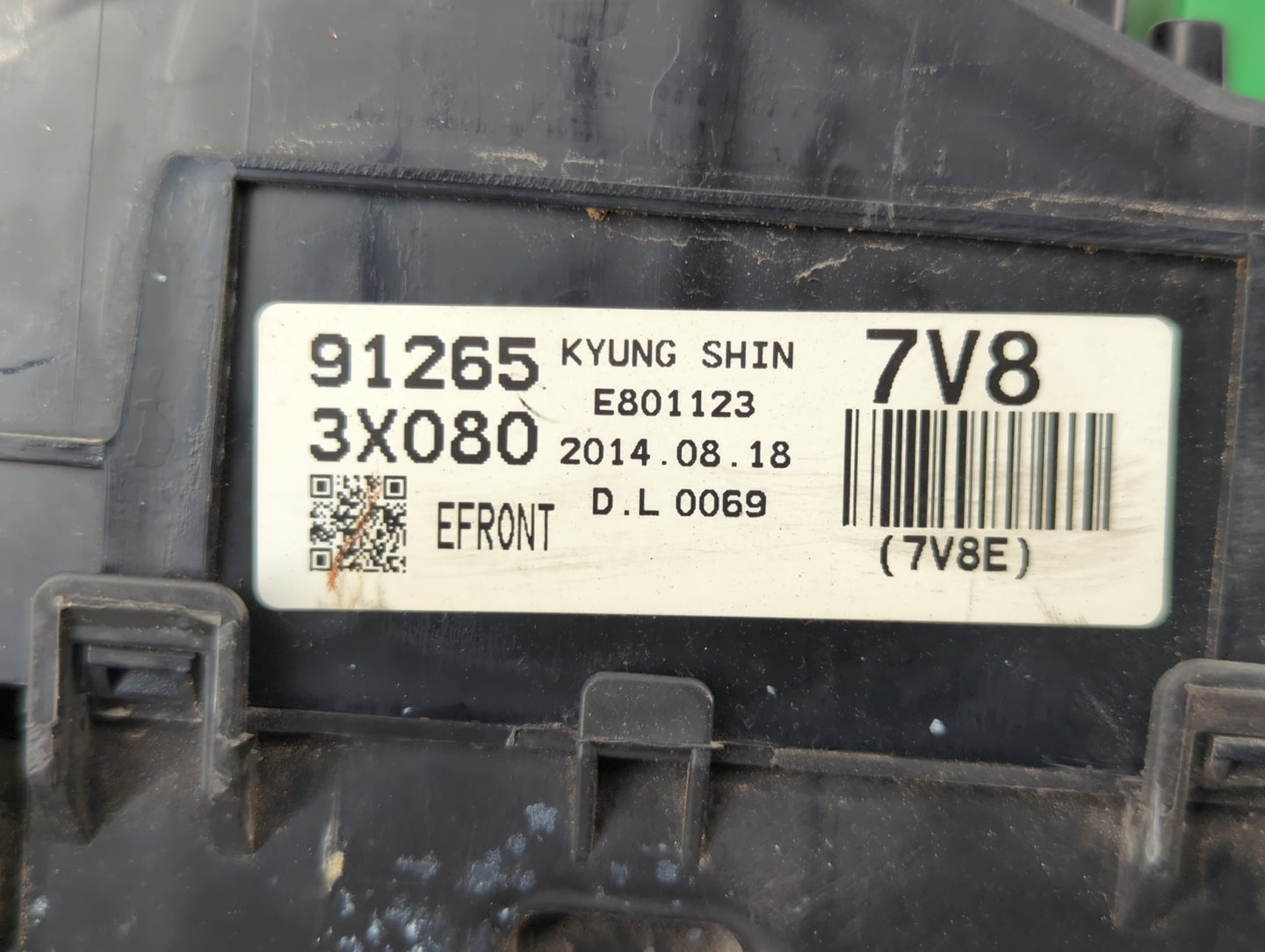 2014-2016 Hyundai Elantra Fusebox Fuse Box Panel Relay Module P/N:91265 3X080 Fits Fits 2014 2015 2016 OEM Used Auto Parts -