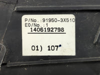 2014-2016 Hyundai Elantra Fusebox Fuse Box Panel Relay Module P/N:1406192798 91950-3X510 Fits Fits 2014 2015 2016 OEM Used A