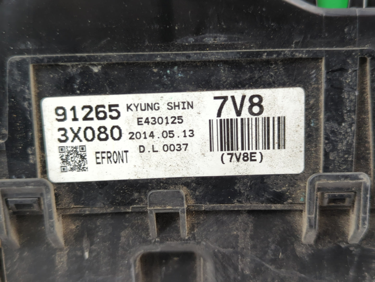 2014-2016 Hyundai Elantra Fusebox Fuse Box Panel Relay Module P/N:91265 3X080 Fits Fits 2014 2015 2016 OEM Used Auto Parts -