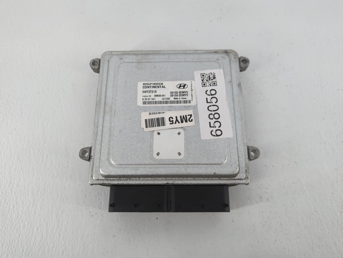 2015 Hyundai Elantra PCM Engine Control Computer ECU ECM PCU OEM P/N:39100-2EMY5 39101-2EMY5 OEM Used Auto Parts - Oemusedau