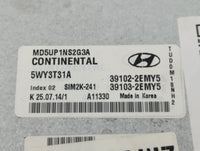 2015 Hyundai Elantra PCM Engine Control Computer ECU ECM PCU OEM P/N:39100-2EMY5 39101-2EMY5 Fits OEM Used Auto Parts - Oemu