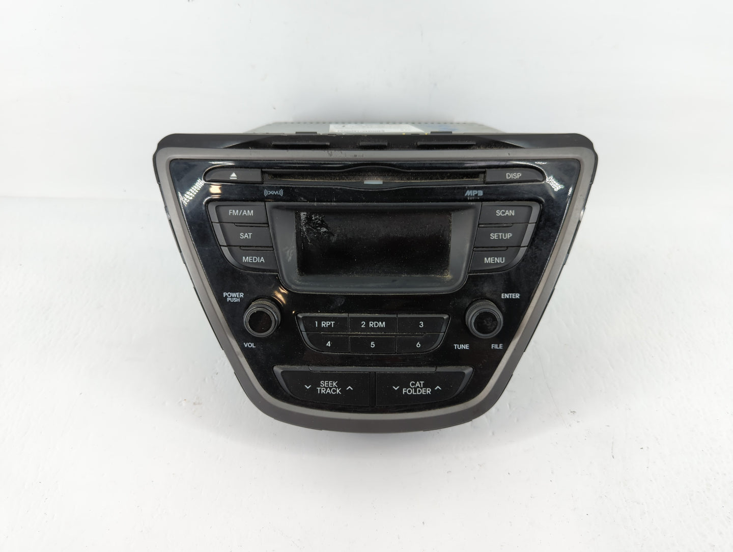 2014-2016 Hyundai Elantra Radio AM FM Cd Player Receiver Replacement P/N:96170-3X156GU Fits Fits 2014 2015 2016 OEM Used Aut