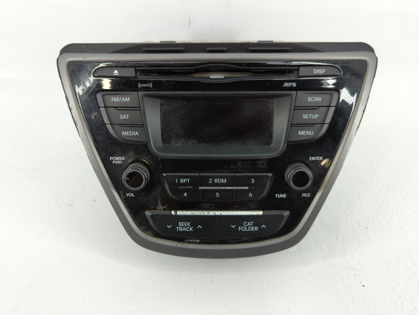 2014-2016 Hyundai Elantra Radio AM FM Cd Player Receiver Replacement P/N:96170-3X156GU Fits Fits 2014 2015 2016 OEM Used Aut