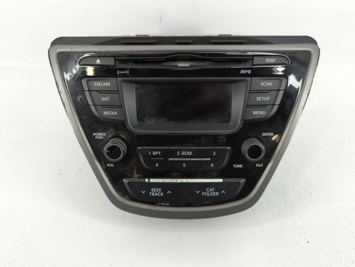 2014-2016 Hyundai Elantra Radio AM FM Cd Player Receiver Replacement P/N:96170-3X156GU Fits Fits 2014 2015 2016 OEM Used Aut