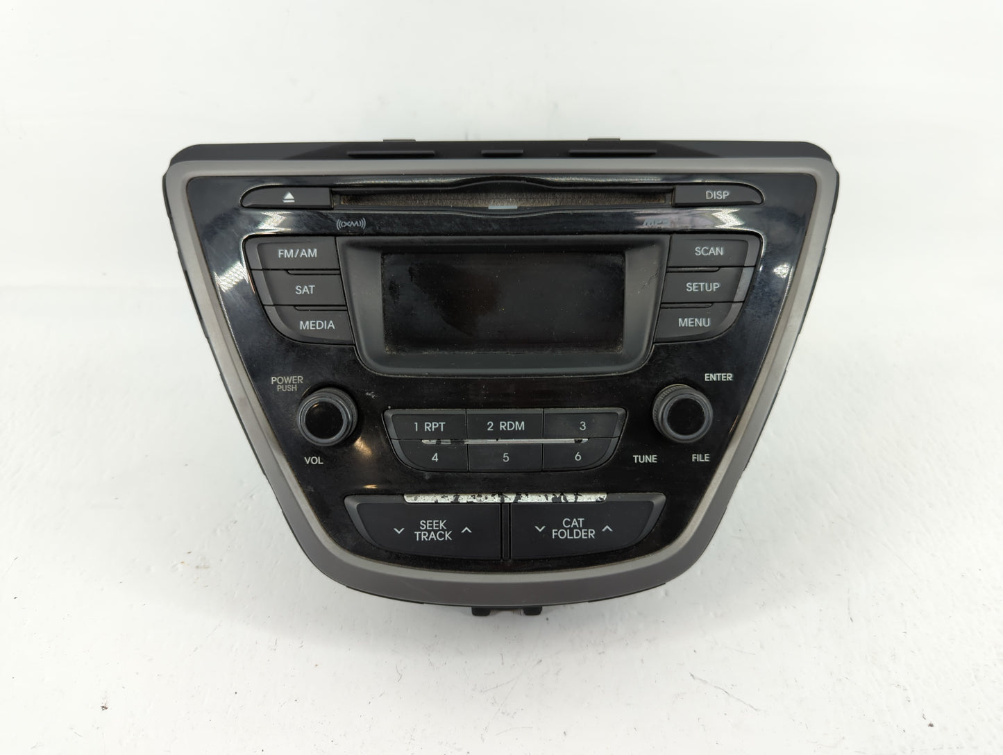 2014-2016 Hyundai Elantra Radio AM FM Cd Player Receiver Replacement P/N:96170-3X156GU Fits Fits 2014 2015 2016 OEM Used Aut