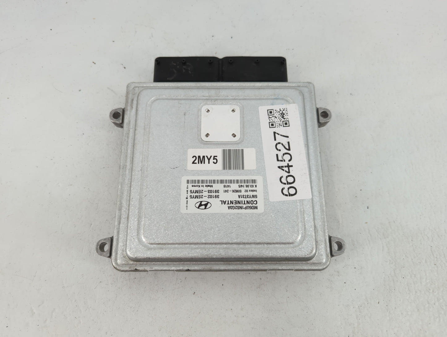 2015 Hyundai Elantra PCM Engine Control Computer ECU ECM PCU OEM P/N:39103-2EMY5 39102-2EMY5 Fits OEM Used Auto Parts - Oemu