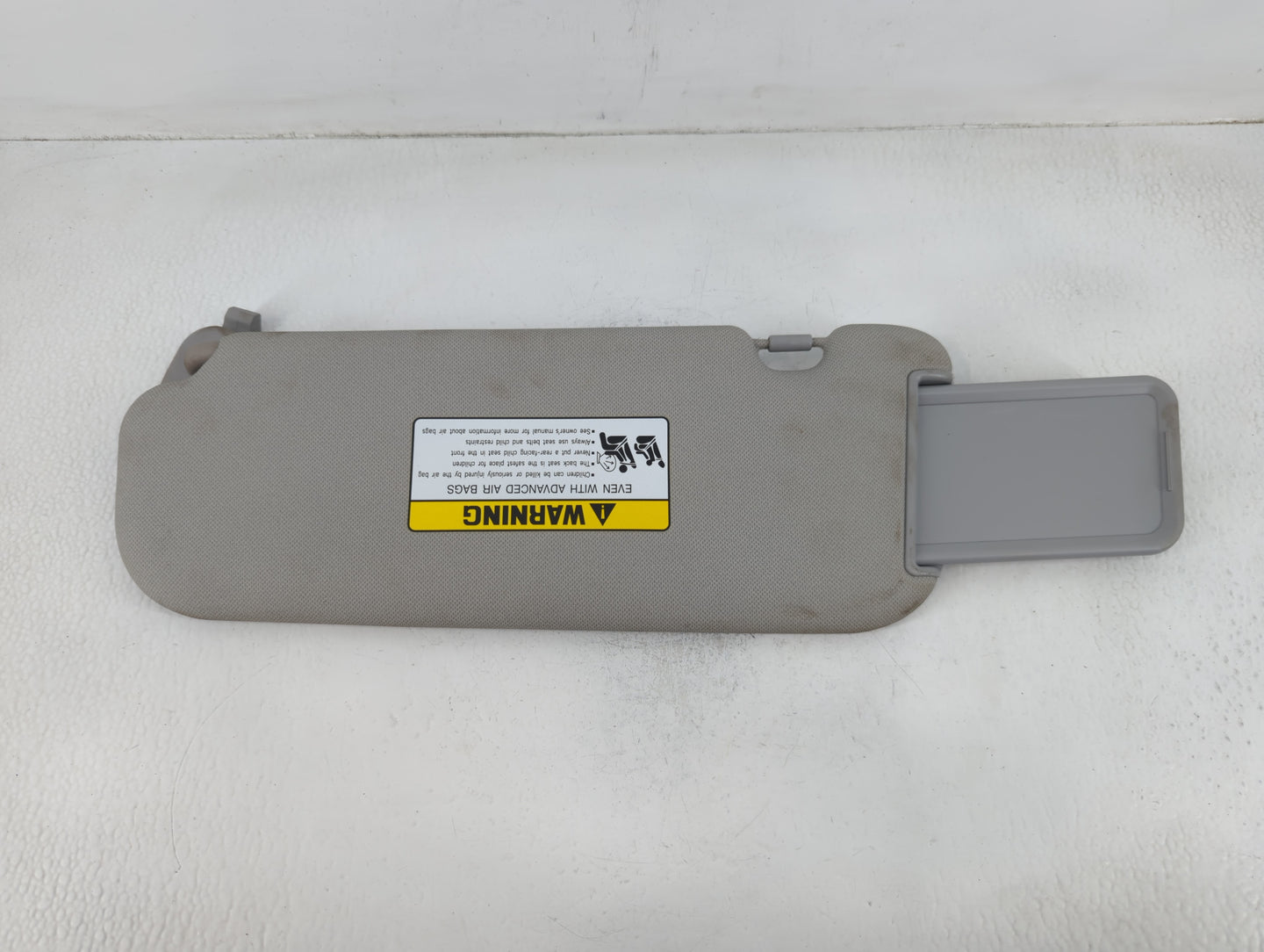 2014-2016 Hyundai Elantra Sun Visor Shade Replacement Passenger Right Mirror Fits Fits 2014 2015 2016 OEM Used Auto Parts - 