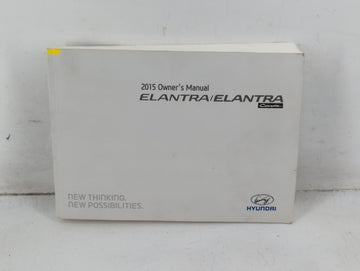 2015 Hyundai Elantra Owners Manual Book Guide P/N:F3X0-EU45A OEM Used Auto Parts - Oemusedautoparts1.com