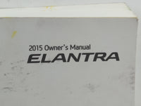 2015 Hyundai Elantra Owners Manual Book Guide P/N:F3Y0-EU4DG OEM Used Auto Parts - Oemusedautoparts1.com