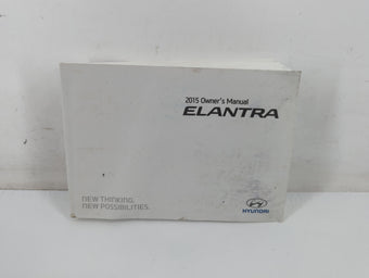 compare product 2015 Hyundai Elantra Owners Manual Book Guide P/N:ZA010A2-B OEM Used Auto Parts